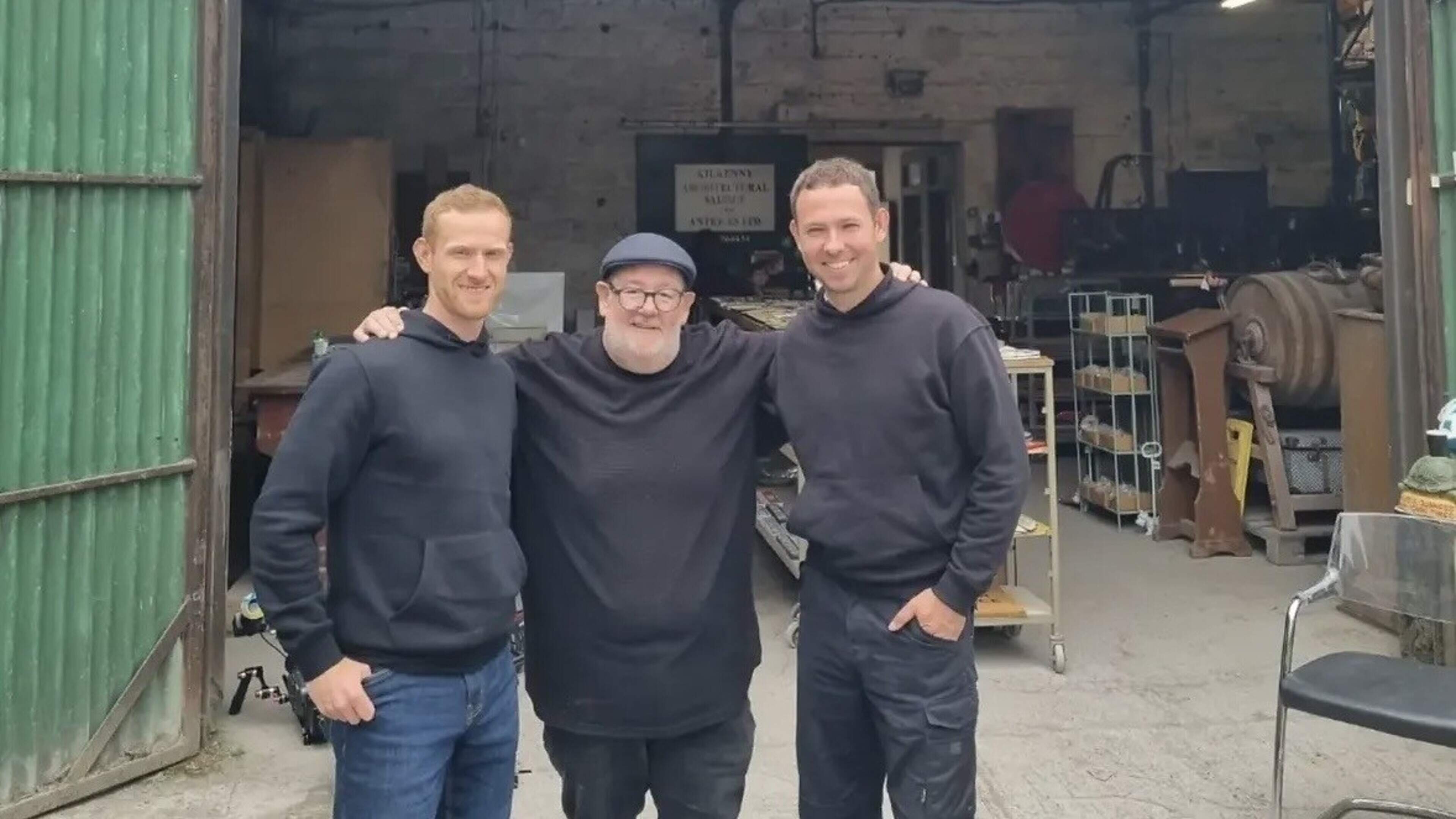 Actor Johnny Vegas drops into Kilkenny business as cameras roll for latest TV episode